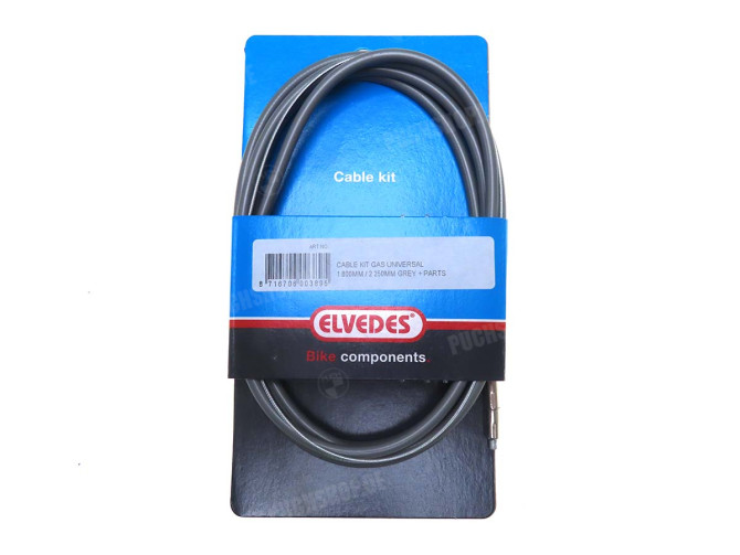 Cable universal throttle Elvedes grey 2 meter main