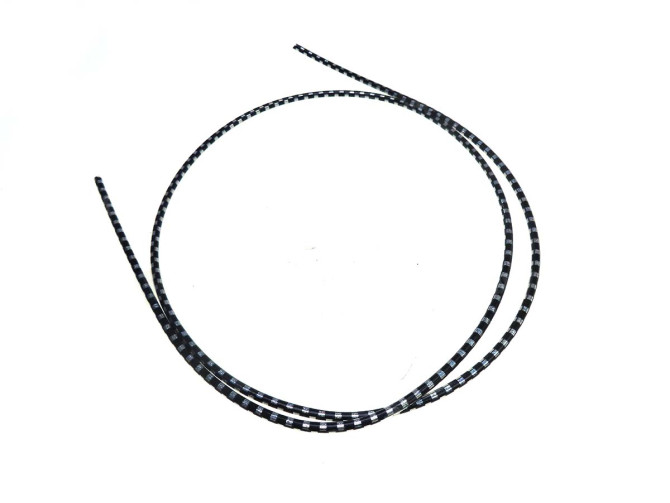 Universal outer cable black chrome glitter Elvedes per meter main