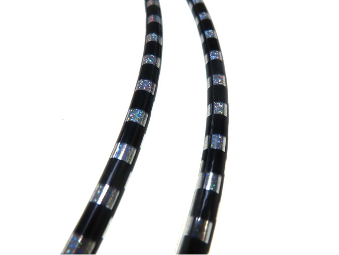 Universeel buitenkabel zwart chroom glitter Elvedes p/meter product