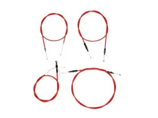 Cable Puch Maxi S / N complete set red DMP 