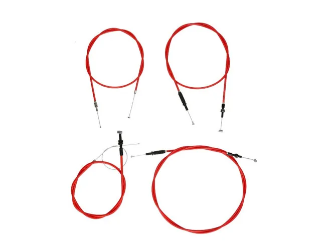 Cable Puch Maxi S / N complete set red DMP  product
