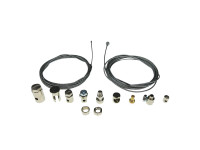 Cable repair kit with inner throttle / brake / clutch cable and nipples