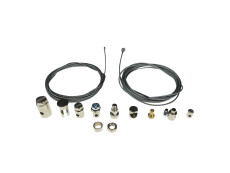 Cable repair kit with inner throttle / brake / clutch cable and nipples