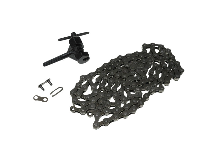 Antretkette Puch Universal 1/2x1/8 + Kettentrenner Werkzeug main