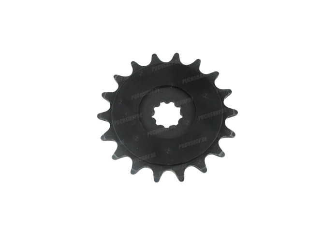 Front sprocket 18 teeth Puch various models Esjot A-quality with rubber  main