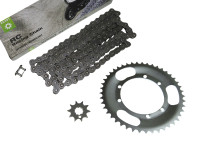 Chain Esjot (A-quality) + sprocket set Puch Maxi S / N / X30 automatic