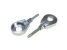 Kettingspanner M6 12mm CNC aluminium zilver (2 stuks) thumb extra