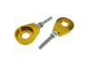 Kettenspanner / radspanner M6 12mm CNC Aluminium Gold (2 Stück) thumb extra