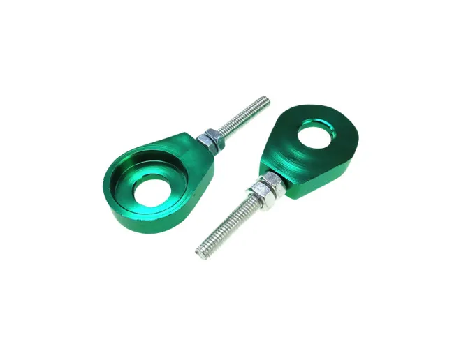Chain Tensioner M6 12mm CNC aluminium green (2 pieces) product