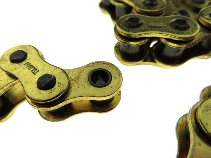 Chain 420-130 Tsubaki MX-Pro SGR Sin Riveted Gold