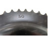 Puch Chain / Sprocket Rear sprocket 50 tooth A quality Rear sprocket Puch Maxi S / N / X30 50 tooth GPO A-quality