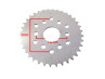 Rear sprocket Puch X30 / X50 / G2 / 2-speed 36 tooth  thumb extra