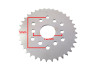 Rear sprocket Puch X30 / X50 / G2 / 2-speed 36 tooth  thumb extra