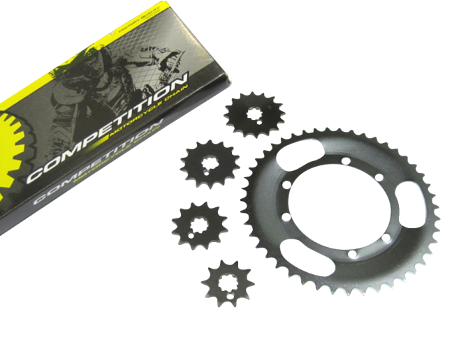 Chain SFR 415-128 + sprocket set Puch Maxi S / N / X30 automatic product