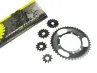 Chain SFR 415-128 + sprocket set Puch Maxi S N X30 automatic thumb extra