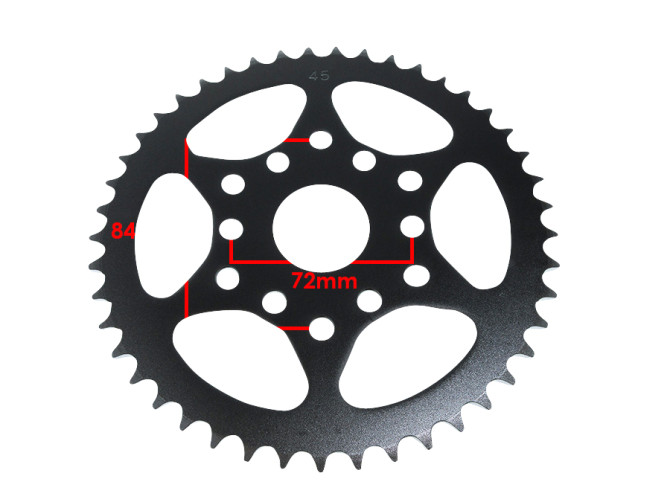 Rear sprocket Puch X30 / X50 / G2 / 2-Speed 45 tooth product