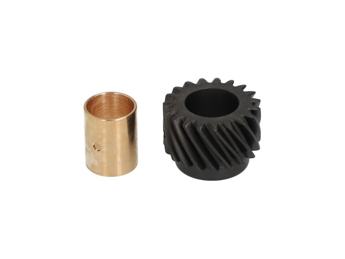 Koppelingshuis Puch Maxi E50 aanloop 19 tands MBR tandwiel schuine vertanding (rechts)