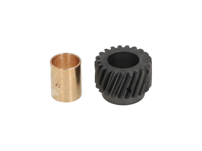Clutch bell Puch Maxi E50 21 teeth gear MBR helical teeth (left)