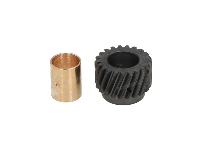Clutch bell Puch Maxi E50 pedal start 21 teeth gear MBR helical teeth (left)