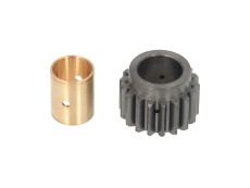 Koppelingshuis Puch Maxi E50 19 tands MBR tandwiel rechte vertanding
