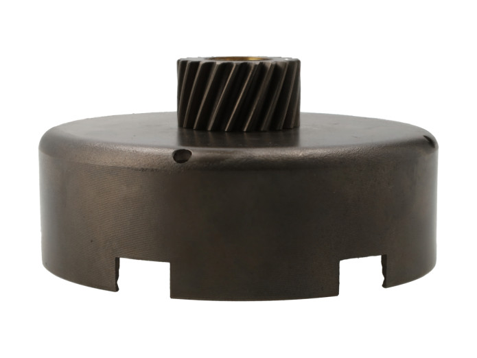 Clutch bell Puch Maxi E50 pedal start 21 teeth with bronze plain bearing Fast Arrow