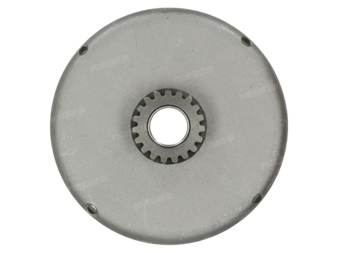 Clutch bell Puch Maxi E50 pedal start 19 teeth with bronze plain bearing Fast Arrow
