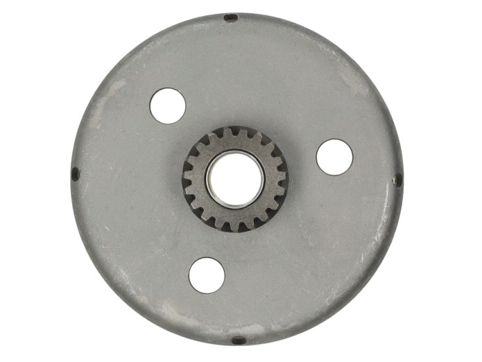 Clutch bell Puch Maxi E50 kickstart 19 teeth with bronze plain bearing Fast Arrow