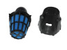 Luchtfilter 46mm schuim Polini Air Box haaks 90 graden zwart / blauw