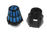 Air filter 46mm foam Polini Air Box straight black / blue