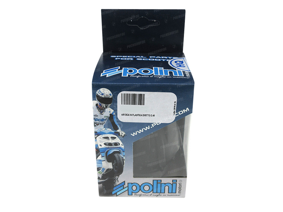 Luchtfilter 46mm power Polini recht zwart / blauw product