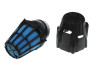Luftfilter 46mm Schaum Polini Air Box Schräg Schwarz / Blau thumb extra