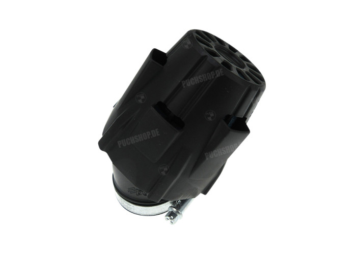 Luchtfilter 46mm schuim Polini Air Box schuin zwart / blauw