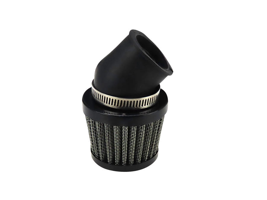 Air filter 32mm powerfilter angled 45 degrees black