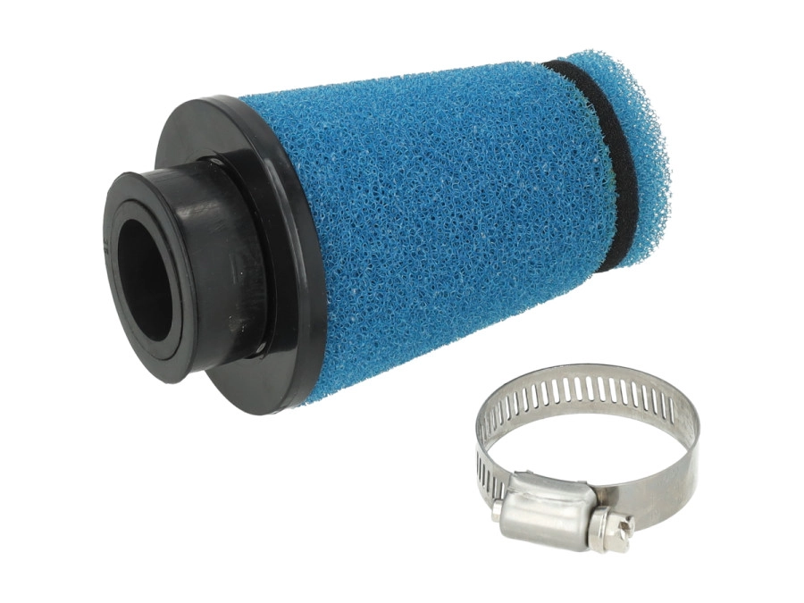 Luchtfilter, kegelvormig, universeel, 76 mm, 89 mm, 101 mm, krachtige inlaat, luchtinlaat, ronde kegel, luchtfilter, reiniger voor racing, sport, auto, 3 maten in één (rood