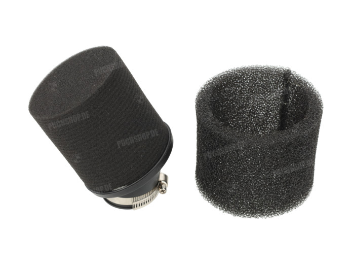 Luchtfilter 35mm schuim schuin 45 graden RMS
