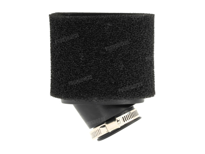 Luchtfilter 35mm schuim schuin 45 graden RMS