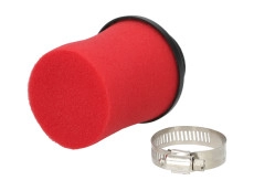 Luchtfilter powerfilter 28mm / 35mm schuim universeel rood