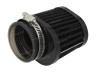 Luchtfilter 50mm powerfilter universeel ovaal zwart