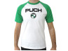 T-shirt Puch retro Weiß-Grün 2