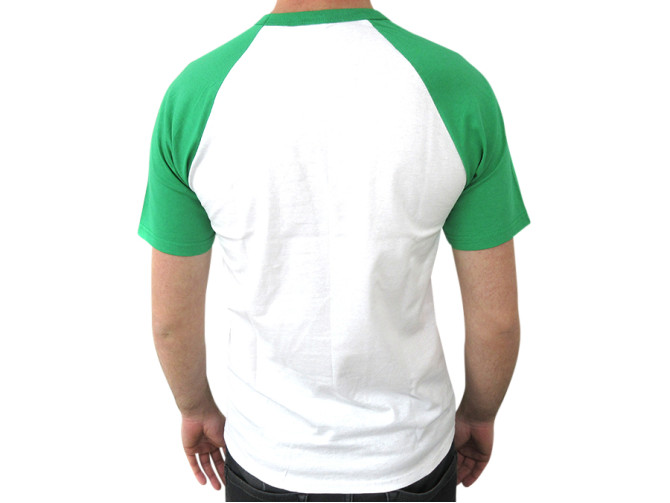 T-shirt Puch retro Weiß-Grün product