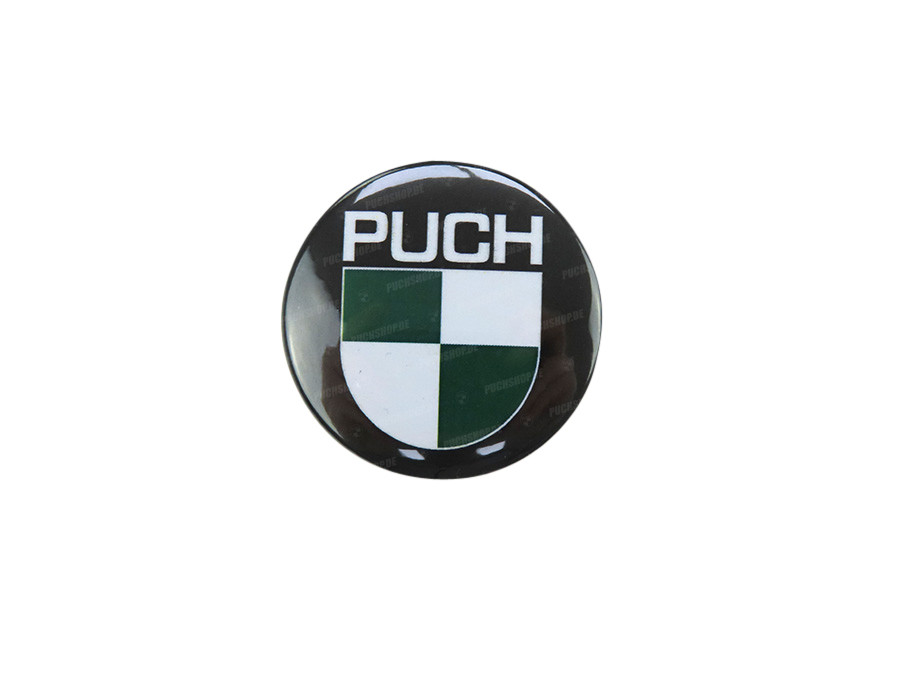 Button with Puch logo 37mm main