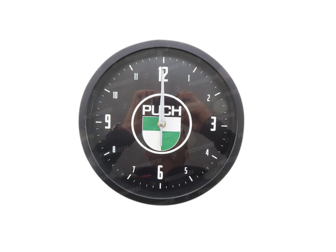 Clock with Puch logo 250mm 1