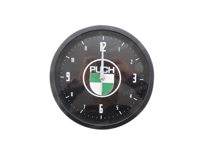 Clock with Puch logo 250mm