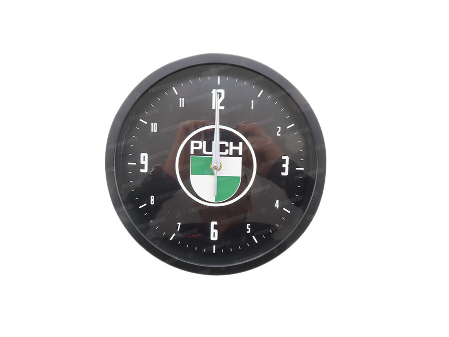 Clock with Puch logo 250mm main