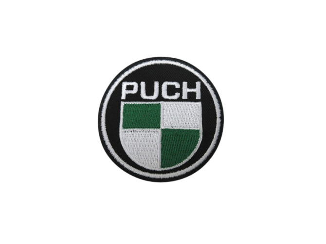 Strijkembleem patch Puch logo 60mm product