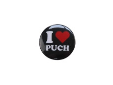 Button with I love Puch 37mm