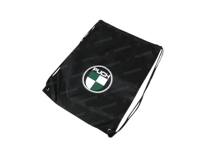 Rucksack schwarz mit Puch Logo 1