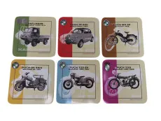 Coasters set Puch 6 parts 95x95mm