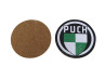 Onderzetters set Puch logo 2-delig 95mm thumb extra