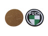 Coasters set Puch logo 2-pieces 95mm